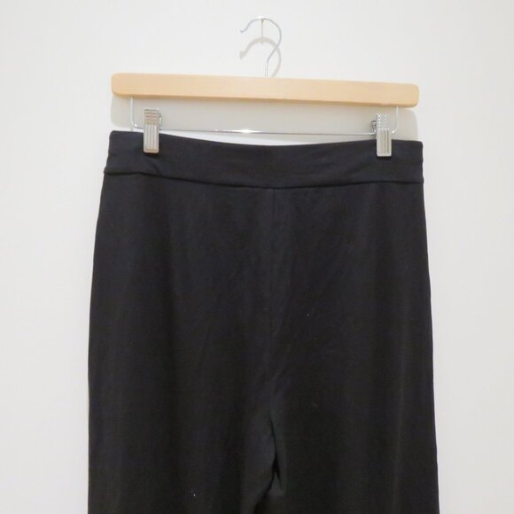 EILEEN FISHER Wide Leg Pant Black Stretch Pull On Size Small Minimalist Travel - Picture 11 of 15